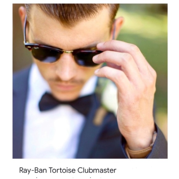 Ray-Ban Other - SOLD - Ray-Ban Authentic Clubmaster Tortoise Frame Sunglasses - GUC.